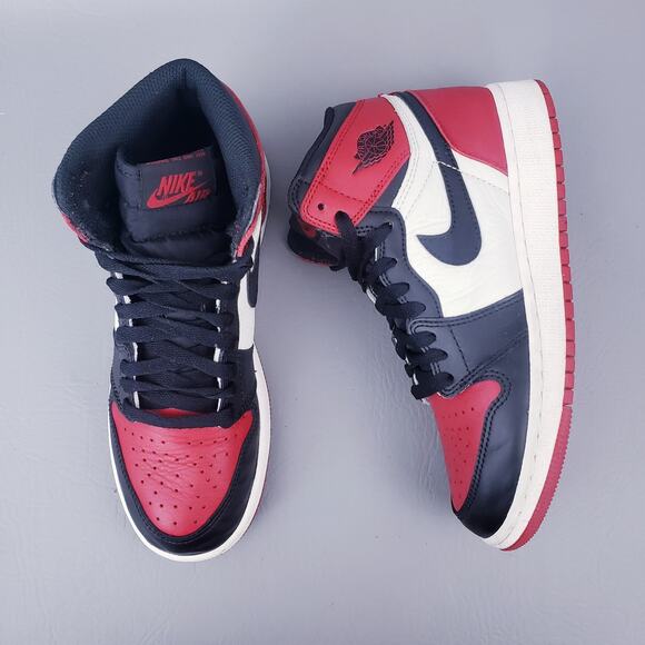 Jordan 1 High Retro Og Bred GS 2017 Size 5.5Y Og Box main image 6